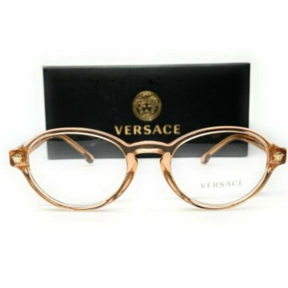 Versace Women's Transparent Brown Eyeglasses! - Picture 2 of 3